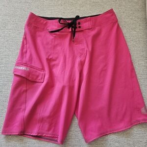 Quiksilver Men's Hot Pink Board Shorts